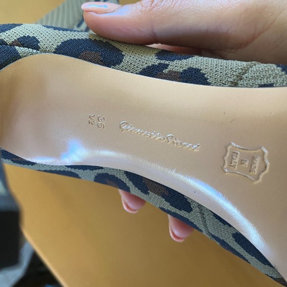 Gianvito Rossi Sauvage Leopard Knit Sock Boot - Picture 4 of 8